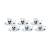 Karaca Bursa ensemble de tasses à café pour 6 personnes 90 ml